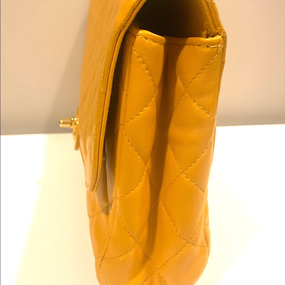 SOLD Chanel Authentic Quilted Flap Leather Clutch - Picture 11 of 13